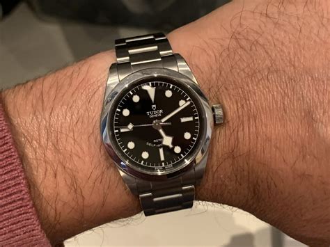 tudor 36mm black bay.